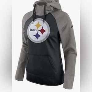 Nike NFL team apparel Pittsburgh Steelers therma-fit hoodie sweatshirt